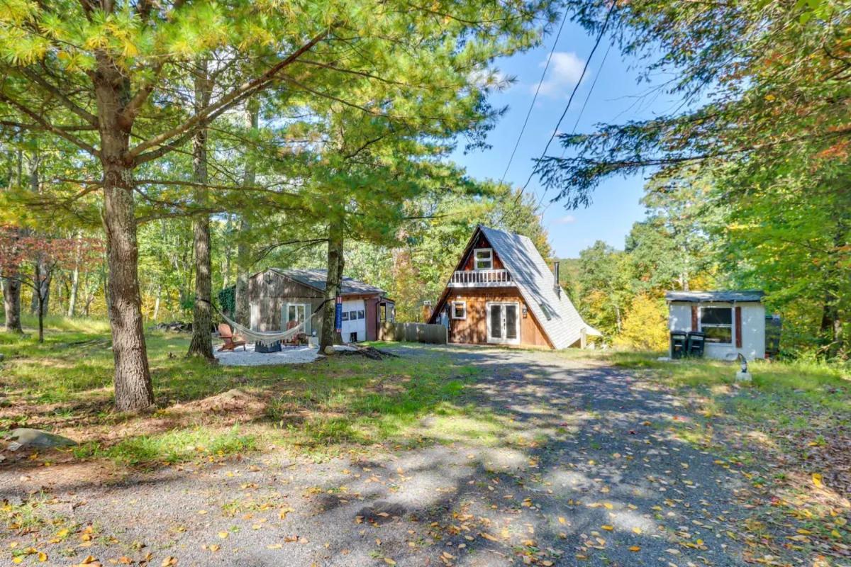 Ferienhaus Pocono Getaway A Frame W/ Hot Tub Sauna East Stroudsburg